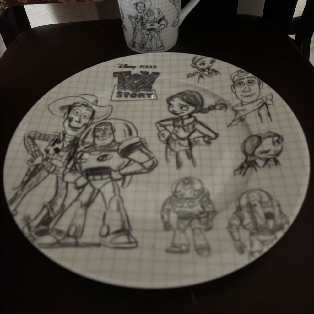 Toy Story Sketch Plate and mug